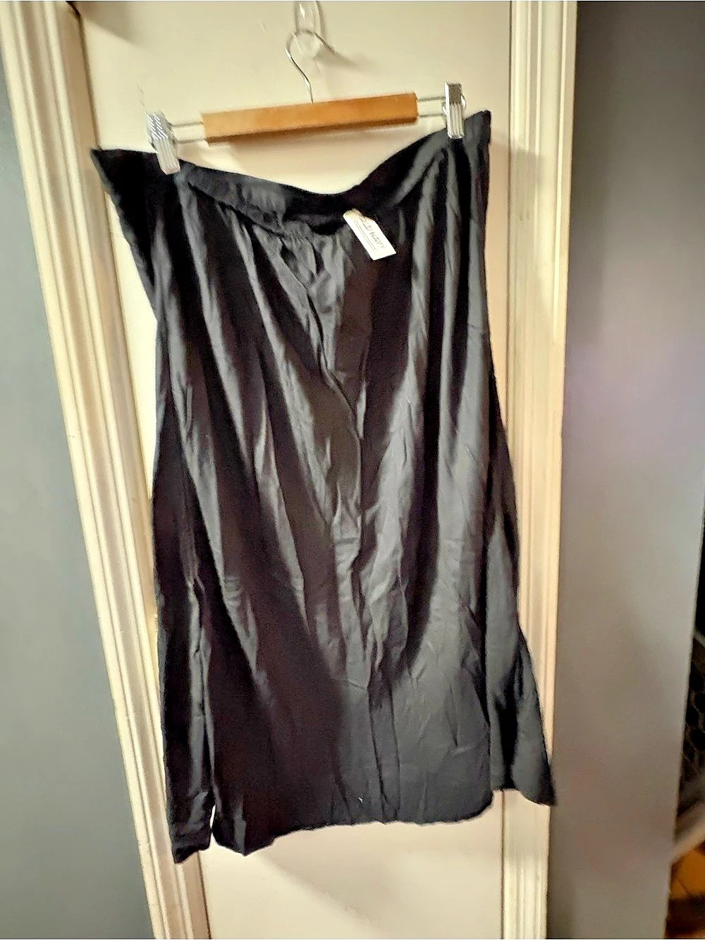 Old Navy Maternity A-Line Midi Skirt Black XL